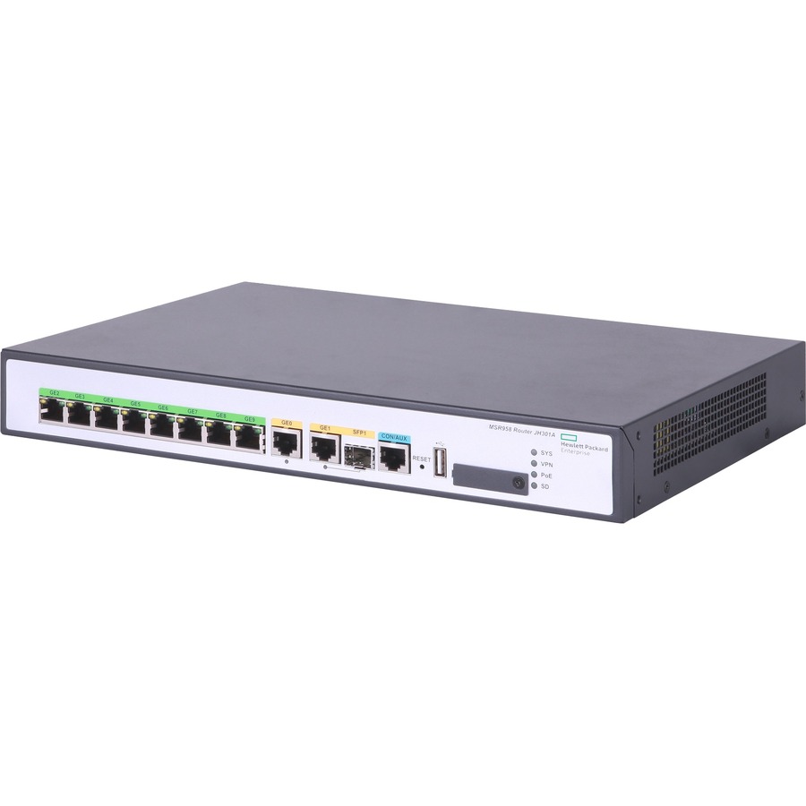 HPE MSR958 1GBE/COMBO POE ROUTER HPE MSR958 1GBE/COMBO POE US EN ROUTE