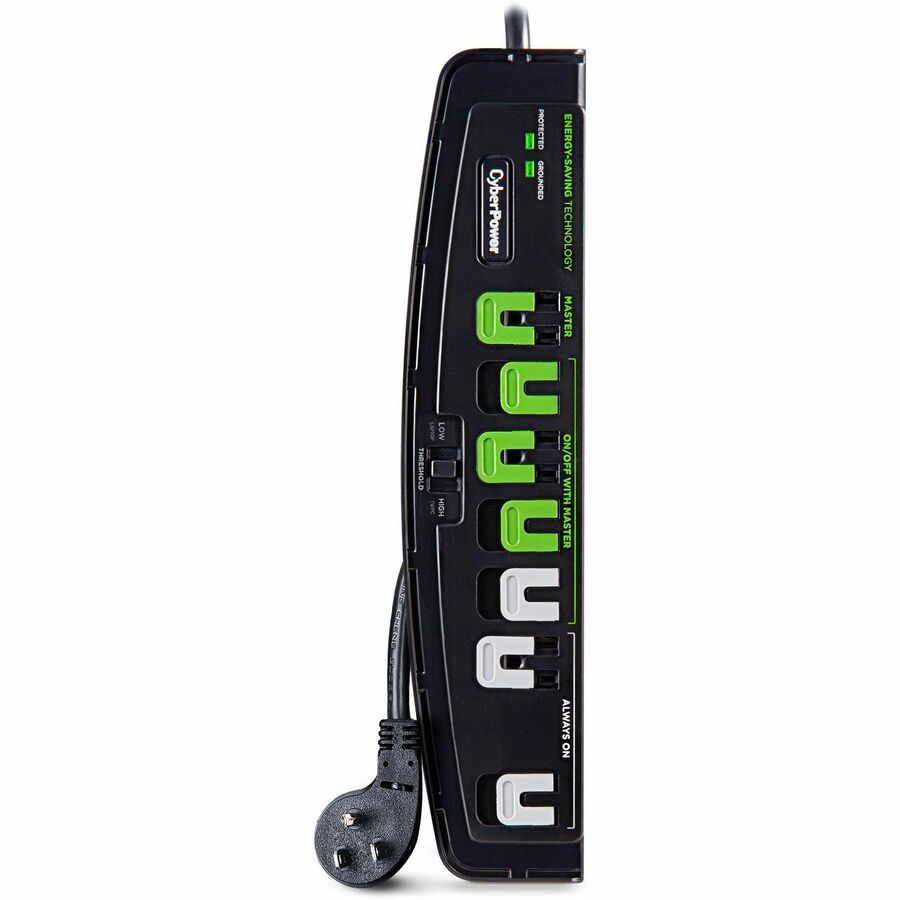 7 OL ENERGY SAVING SURGE PROTECTOR (4 ENERGY SAVING, 1 MASTER), 2100J, 5CORD, TH