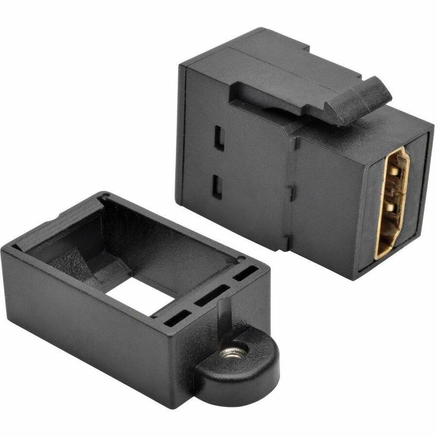EATON TRIPP LITE SERIES HDMI ALL-IN-ONE KEYSTONE/PANEL MOUNT COUPLER (F/F), BLAC