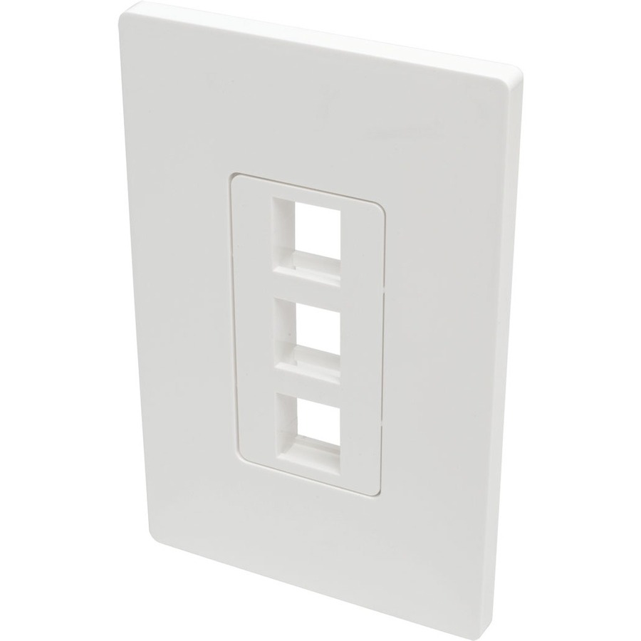 Sngl Gang 3Pt Wall Plate Kystn