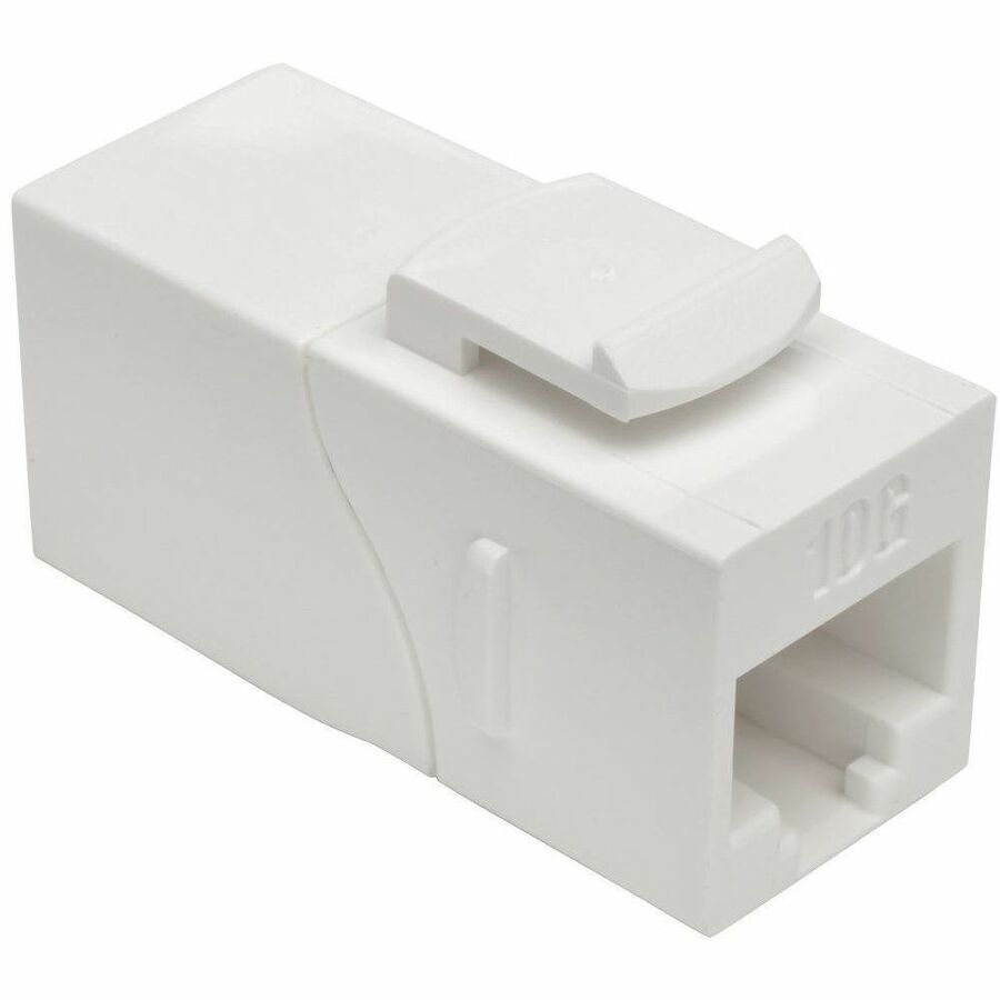 EATON TRIPP LITE SERIES CAT6A STRAIGHT-THROUGH MODULAR IN-LINE SNAP-IN COUPLER W