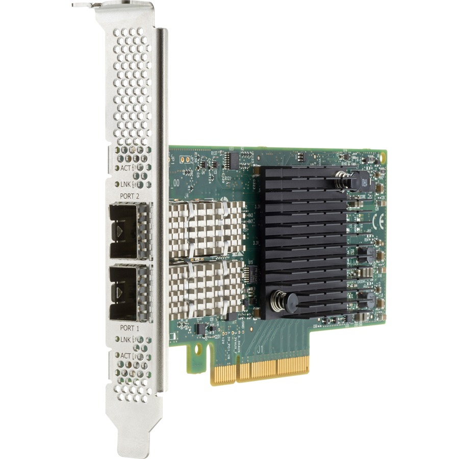 ontrôleur Ethernet de serveur HPE à double port SFP28 10/25 Go 640 - pour serveur sélectionné, fibre optique PCIe 3.0 x8 (817753-B21