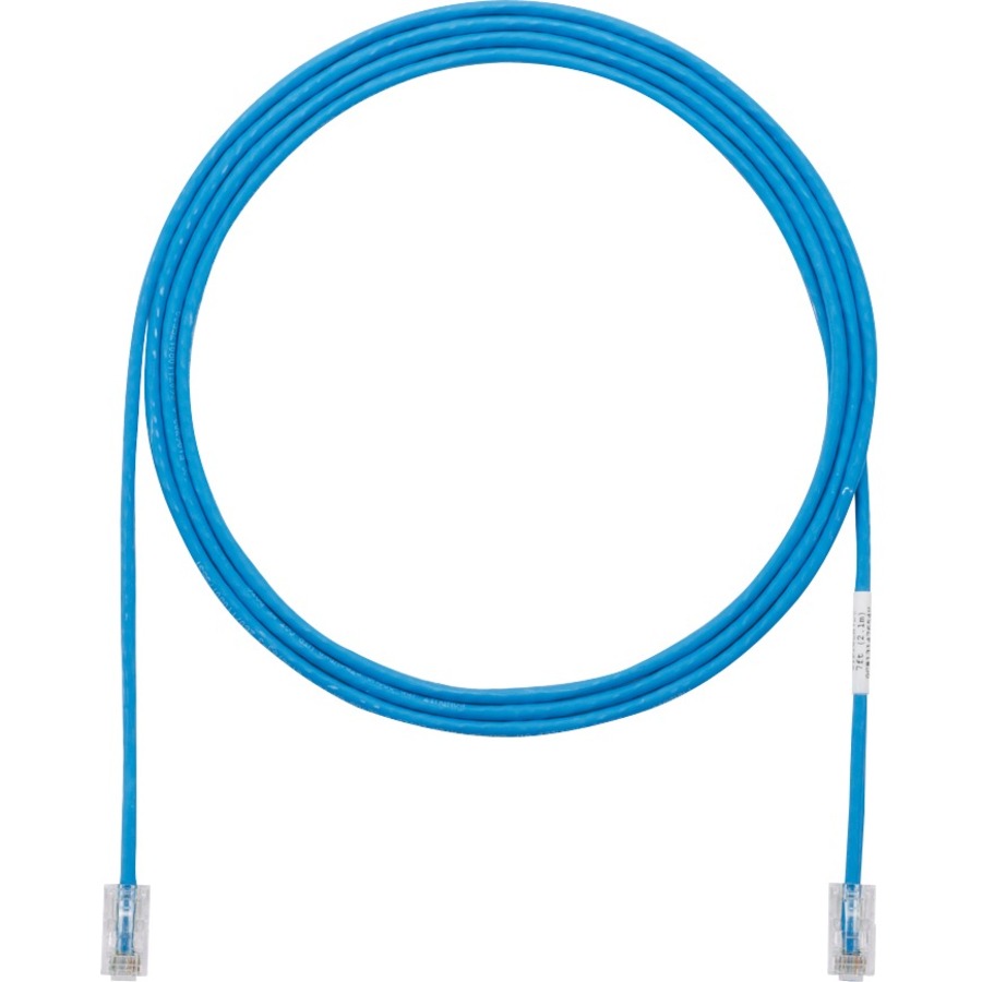 1FT CAT5E CBL PATCH CORD CU SD BLUE