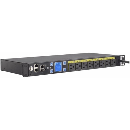 EATON MANAGED RACK PDU, 1U, 5-15P INPUT, 1.44 KW MAX, 120V, 12A, 10 FT CORD, SIN