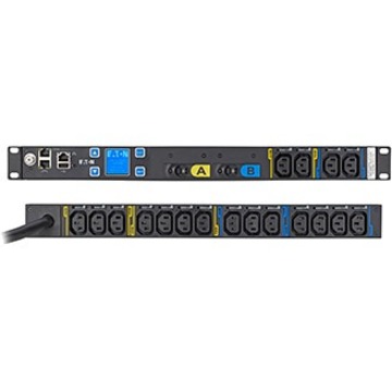 EATON METERED INPUT RACK PDU, 1U, L6-30P INPUT, 10 FT CORD, SINGLE-PHASE, 200-24