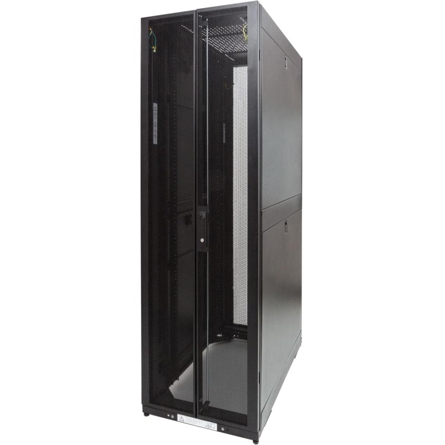 48U TALL, 800MM WIDE, 1200MM DEEP ENCLOSED SERVER CABINET. LOCKING FULL FRONT DO