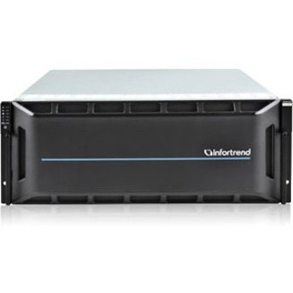 INFORTREND 4U/60BAY DUAL REDUNDANT CONTROLLER EXPANSION ENCLOSURE BY ONE DRAWER