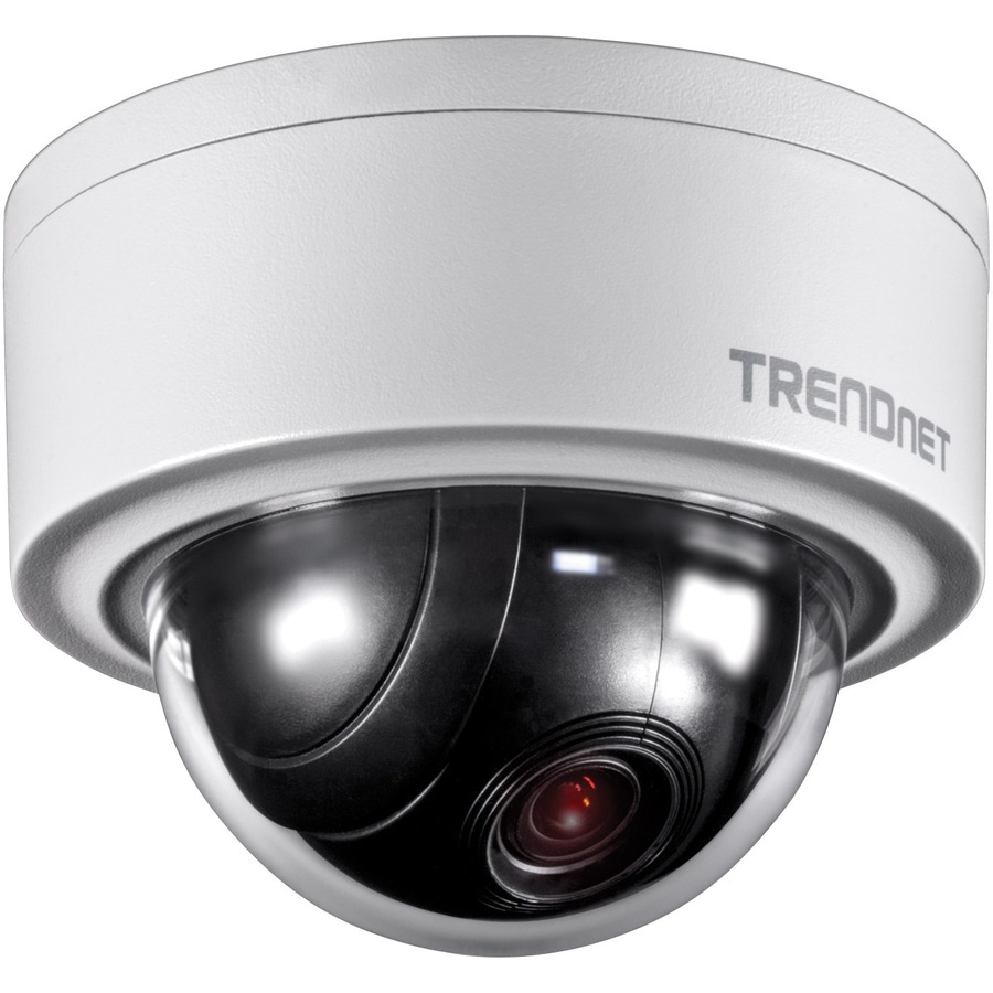 TRENDNET (TV-IP420P) - Caméra réseau motorisée en forme de dôme intérieure / extérieure 3 mégapixels H.265