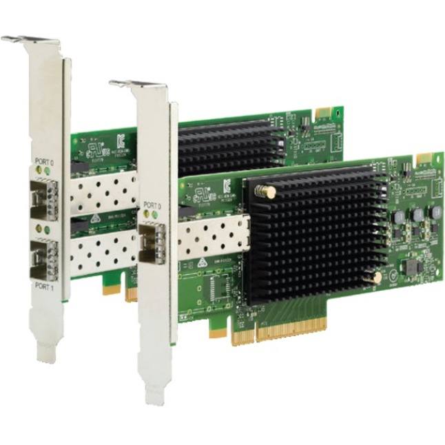 ontrôleur double port fibre optique 16 Gb/s FC Lenovo ThinkSystem Emulex - Gen6, PCIe (01CV840