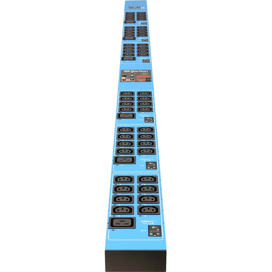 3PH, 208V AC, 30A (24A/PH RATED); 48 OUTLETS: 36X C13, 12X C19; PLUG: NEMA L21-3