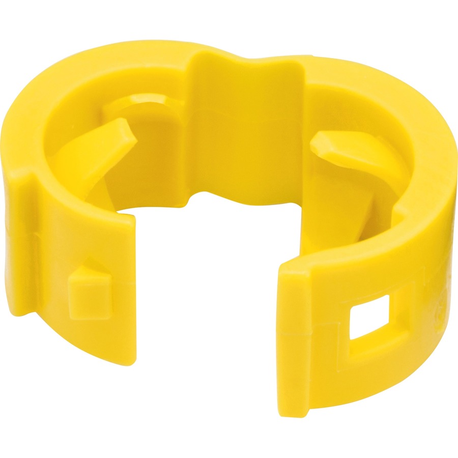 PATCH CORD COL BANDS YLW PK25