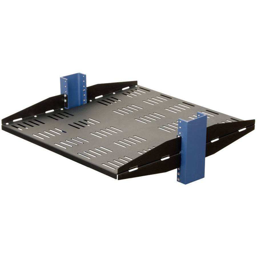 HEAVY DUTY SHELF - POWDER COAT - BLACK - THE 2POST RACK SHELF IS COMPATIBLE WITH