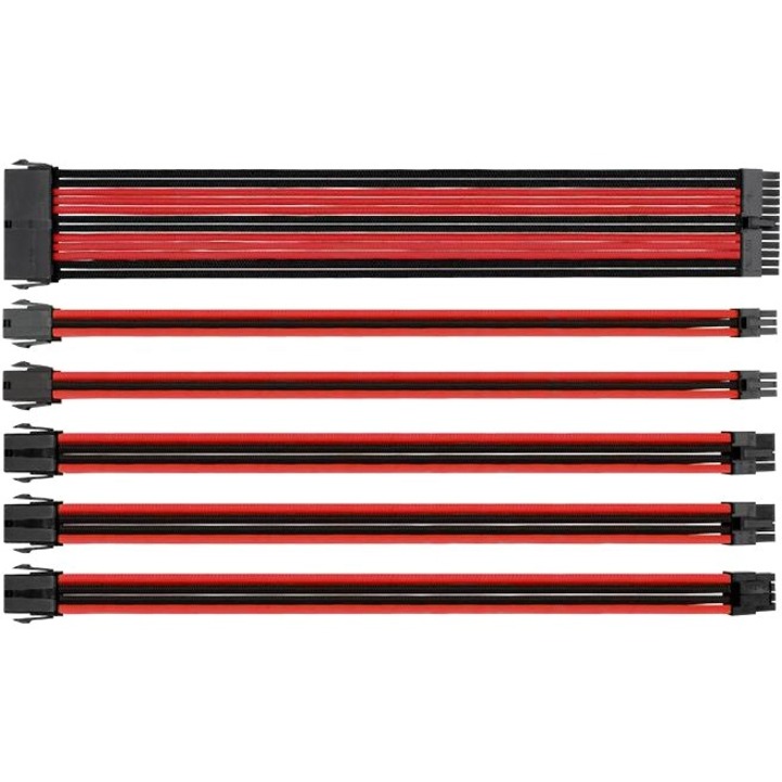 THERMALTAKE TTMOD SLEEVE CABLE - RED/BLACK