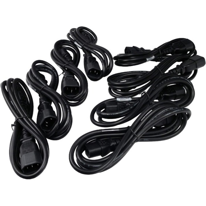 POWER CORD, IEC60320/C13 TO IEC60320/C14, 7, 8 PK
