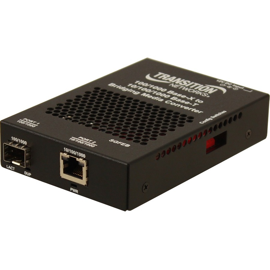 10/100/1000B-T TO 1000BASE-X, MM SC 850NM WITH EU PWR SUPPLY