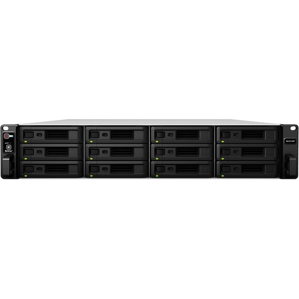 Synology RX1217RP 12-Bay 2U Rack Expansion Unit for select NAS Server (RX1217RP) - compatible to RS4021xs+, RS3621xs+, RS3621RPxs, RS2821RP+, RS2421RP+, RS2421+