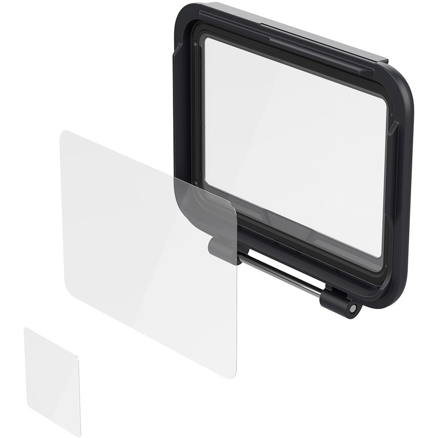 Kit de protection d&#39;écran GoPro pour HERO5 Black | 5 protecteurs pour écrans avant et arrière | Protège des rayures et réduit l&#39;éblouissement | Bouclier de porte dérobée pour le cadre