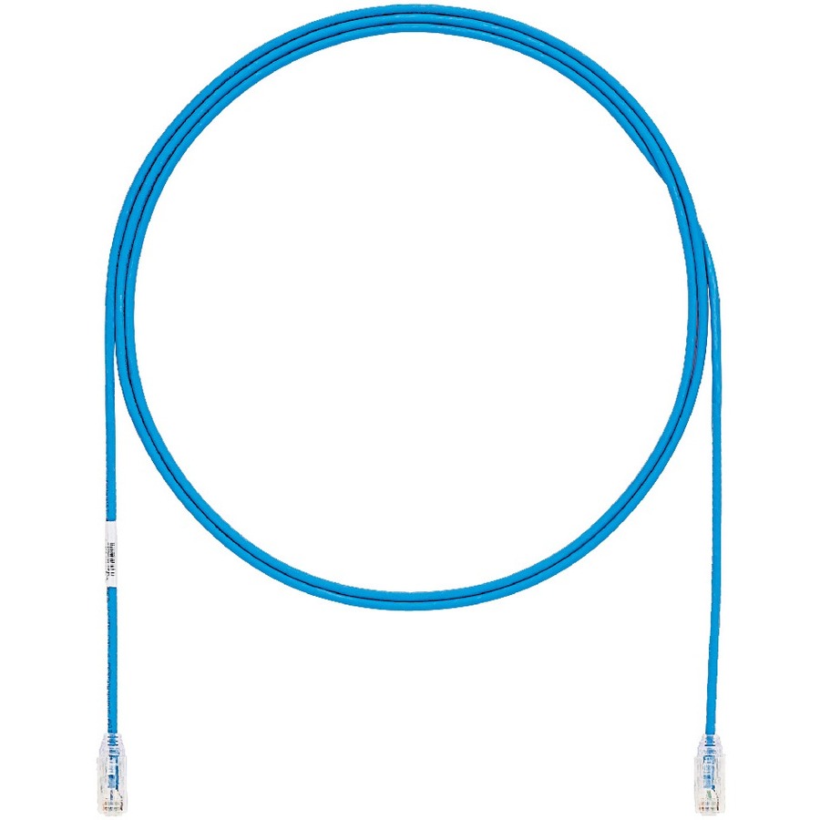 Panduit UTP28X30BU Cat6A 30 ft UTP Cable, LSZH | Ethernet, 28 AWG
