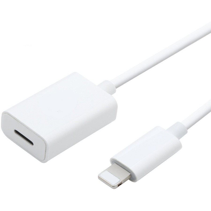4xem 1m 3ft 8pin Lightning Male to Female Extension Cable White