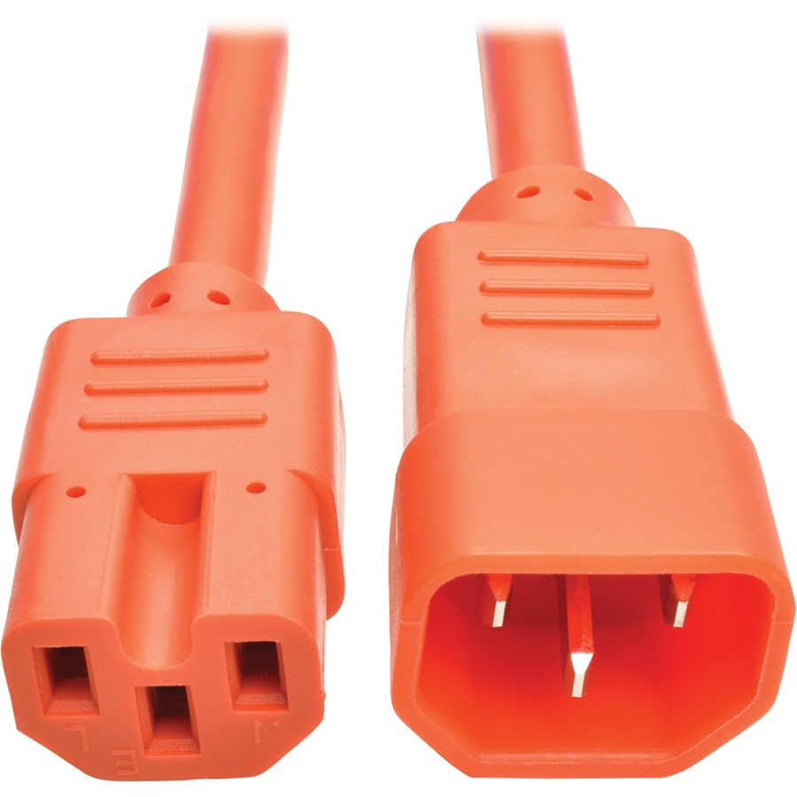 6' HD Pwr Extnsn Cord 15A Org