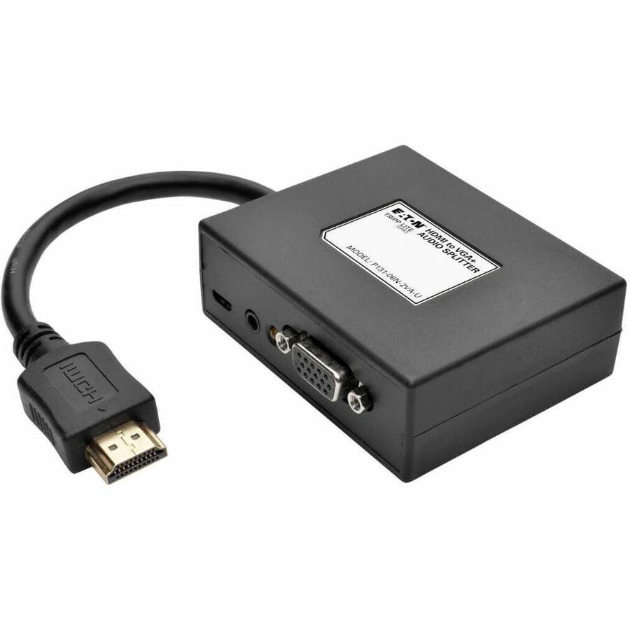 P131-06N-2VA-U - EATON TRIPP LITE SERIES HDMI TO VGA AND AUDIO ADAPTER, 6 IN. (1