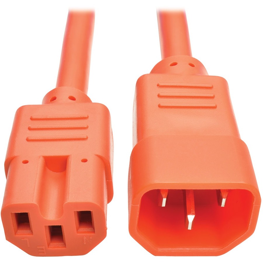 2' HD Pwr Extnsn Cord 15A Orng