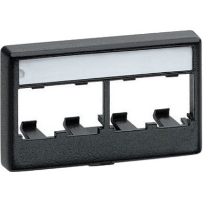 FURNITURE FACEPLATE 4PT WHT.