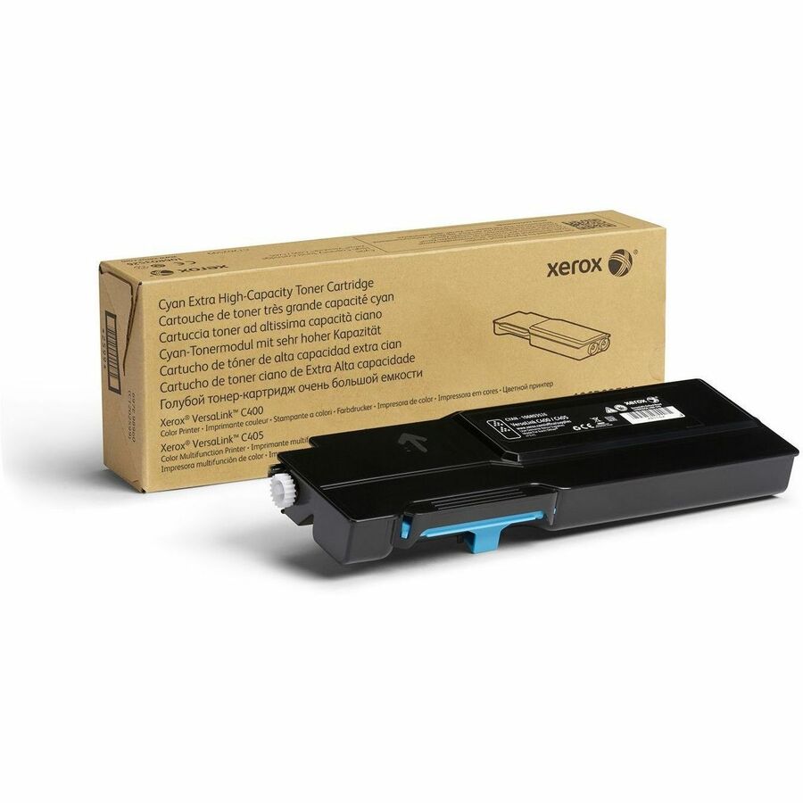 Xerox Genuine Xerox&reg; VersaLink&reg; C400 Color Printer, C405 Color Multifunction Printer Cyan Extra High capacity Toner Cartridge (8000 Pages) - 106R03526