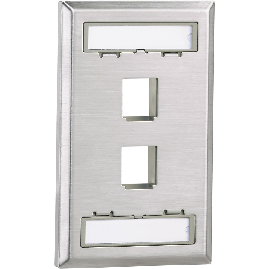 SGL GANG STAINLESS STEEL FACEPLT UPTO 2