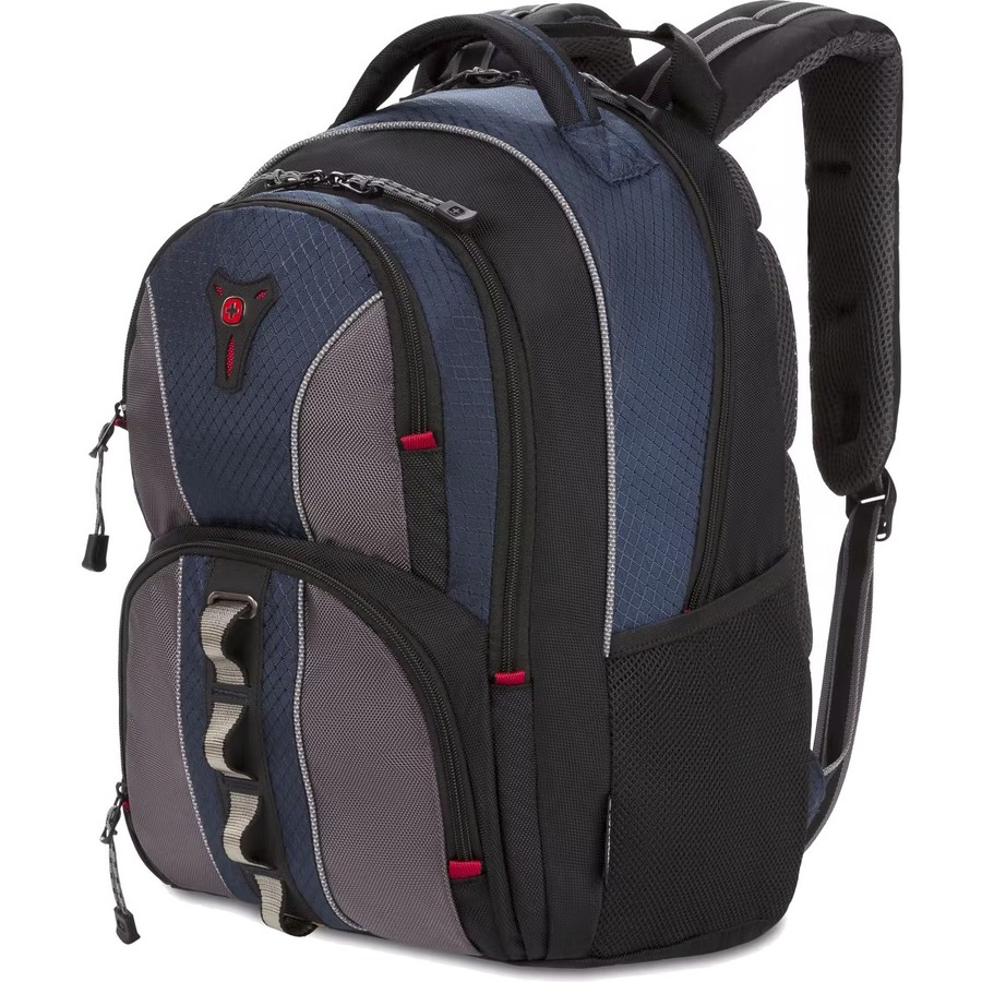 Wenger & Swissgear by Group III Wenger Cobalt Blk/Blue Backpack Fits 15.6 Laptop Ga-7343-06f00