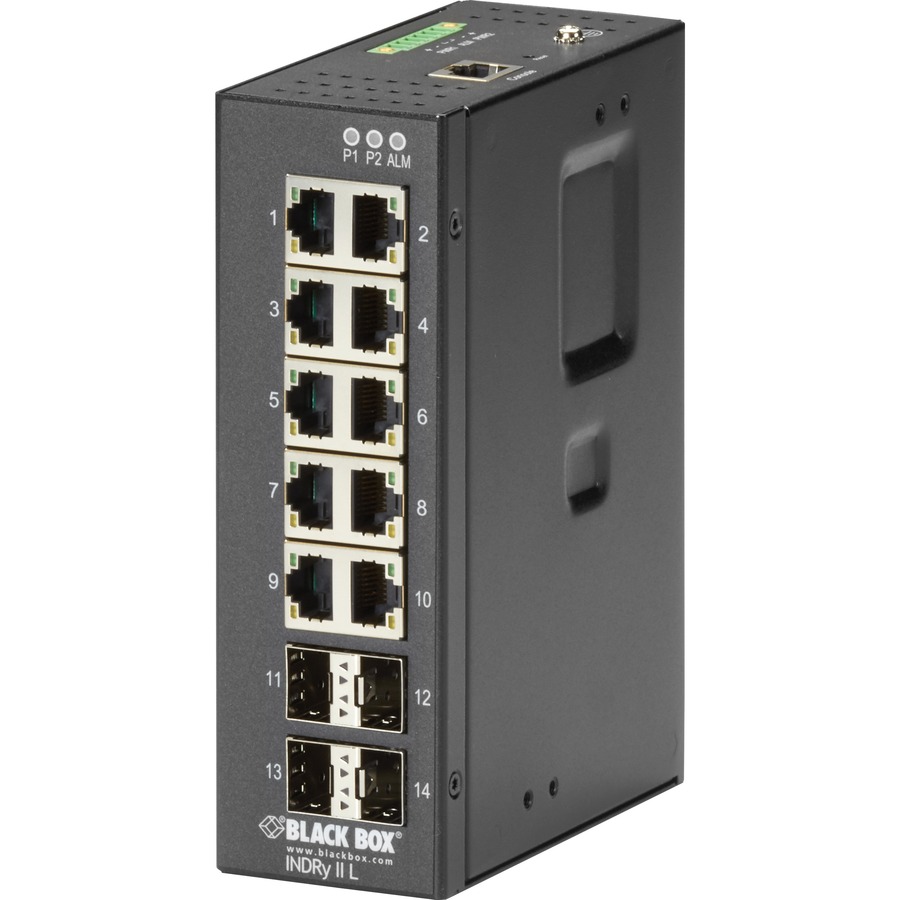 GIGABIT ETHERNET (1000-MBPS) EXTREME TEMPERATURE MANAGED SWITCH - (10) 10/100/10