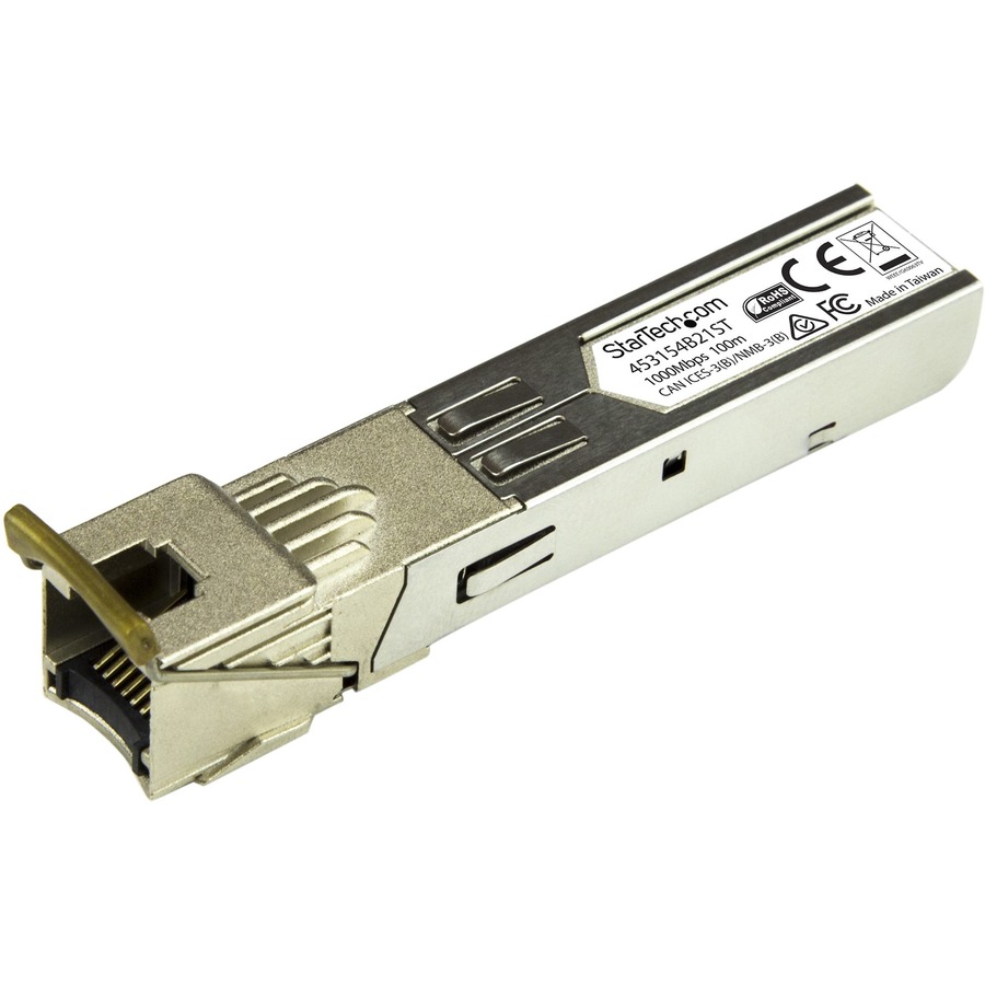StarTech HPE 453154-B21 Compatible SFP Module, 1000BASE-T, 1GE Gigabit Ethernet SFP SFP to RJ45 Cat6/Cat5e, 100m , TAA