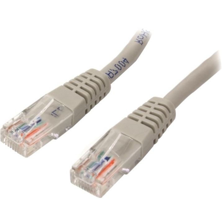 StarTech 100 ft Gray Molded Cat5e UTP Patch Cable