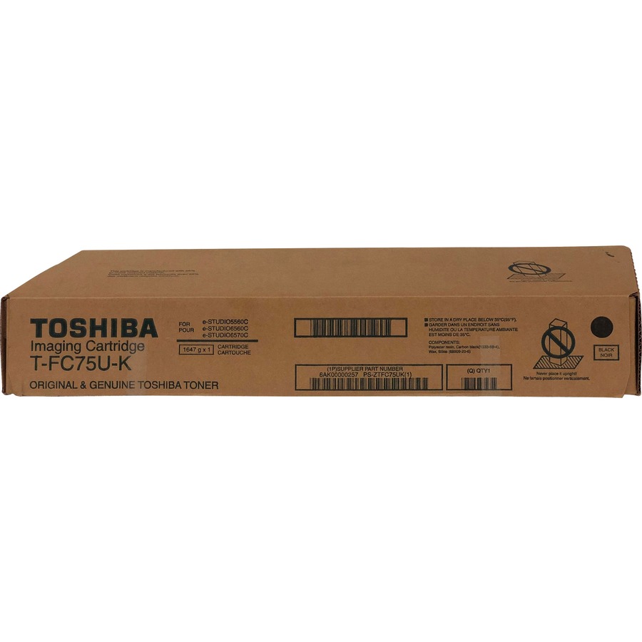 TOSHIBA TFC75UK BLACK TONER CARTRIGE FOR USE IN ESTUDIO 5560C 5560CG 6560C 6570C
