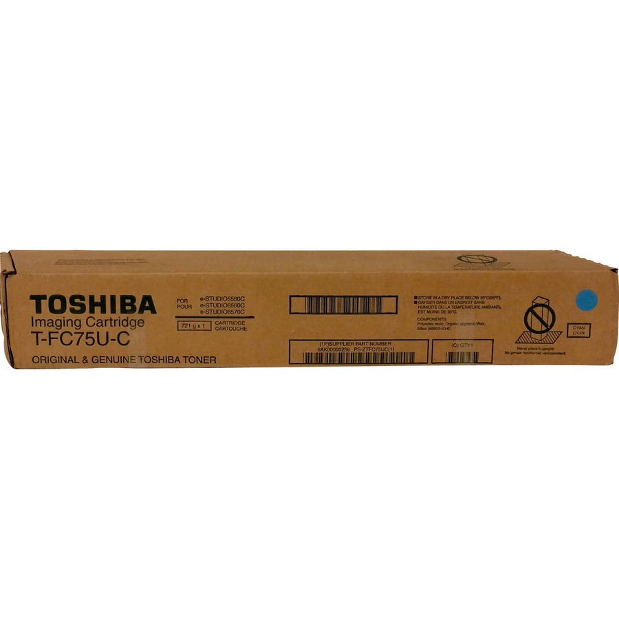 TOSHIBA TFC75UC CYAN TONER CARTRIGE FOR USE IN ESTUDIO 5560C 5560CG 6560C 6570C