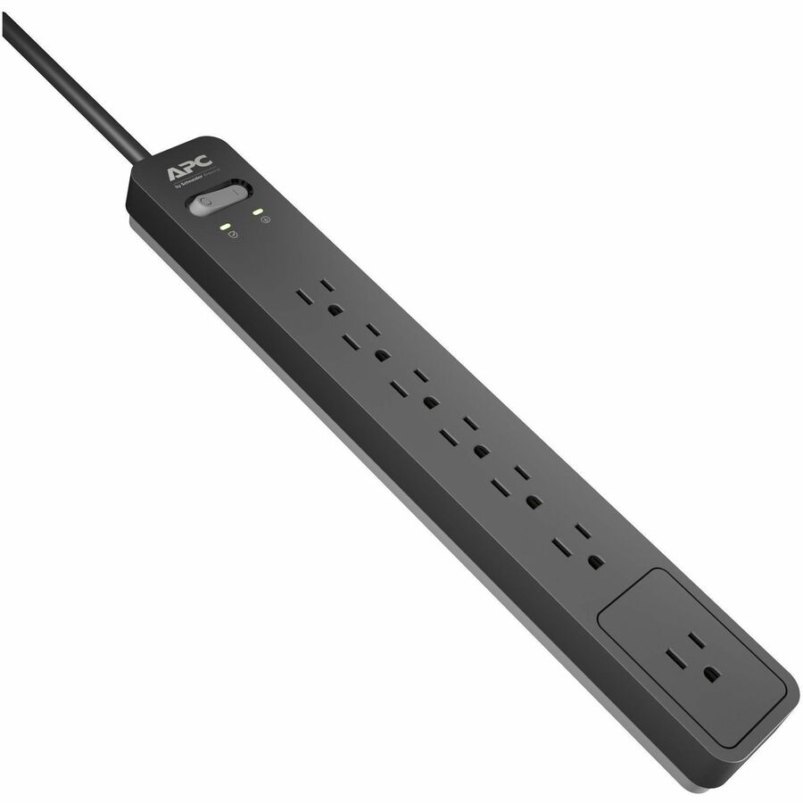 APC PE76 7-Outlets Surge Protector - Black 1440J 6 ft Cord (PE76)