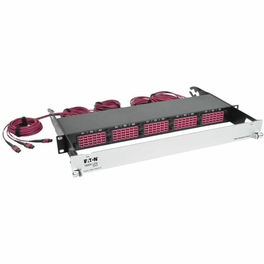 EATON TRIPP LITE SERIES 40/100GB FIBER BREAKOUT PATCH PANEL, 40GB TO 4 X 10GB, 1
