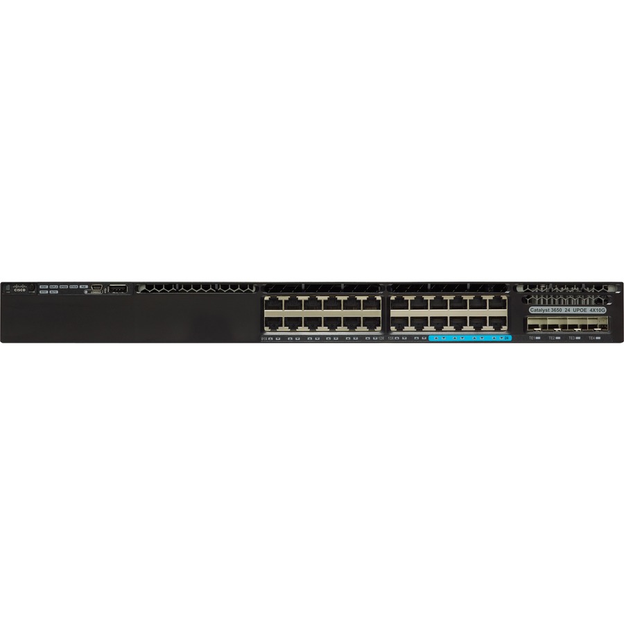 C3650 24 PORT DATA 2X10G UPLINK IP SERVICES REMANUFACTURED