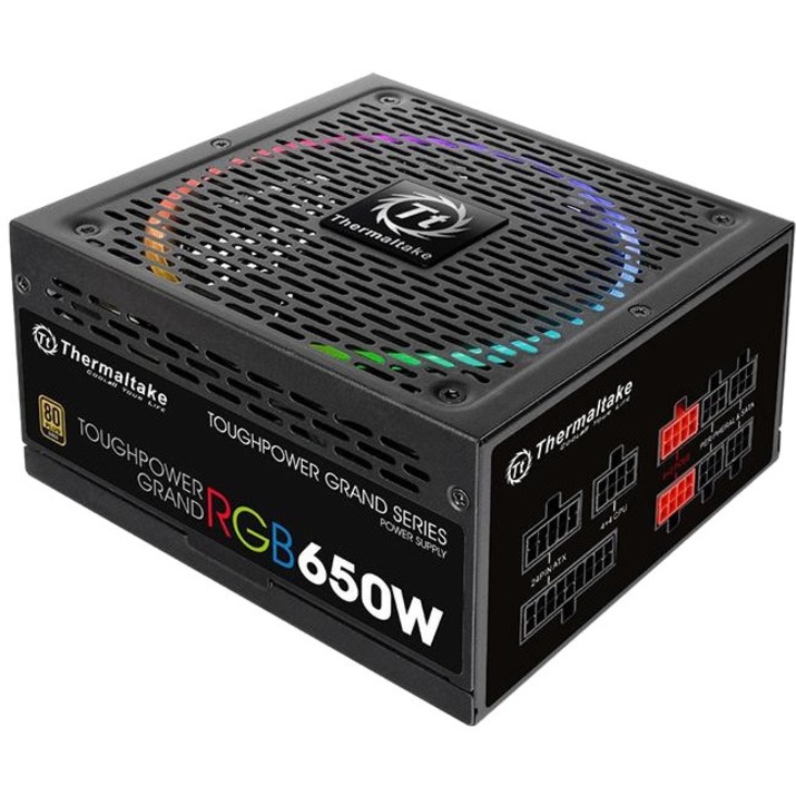 TOUGHPOWER GRAND RGB GOLD 650W, COMING WITH A PATENTED 256 COLORS RIING 14 RGB F