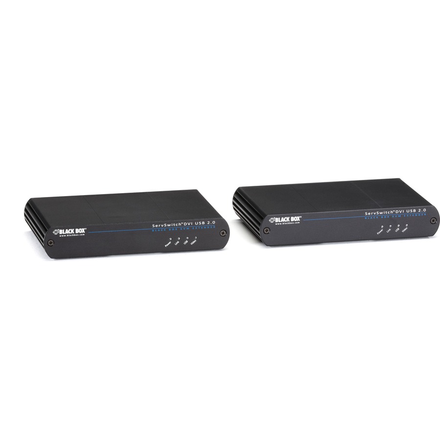 KVM EXTENDER DVI-D, USB HID FOR CATX CABLE. PROVIDES RESOLUTIONS UP TO 1920X1200