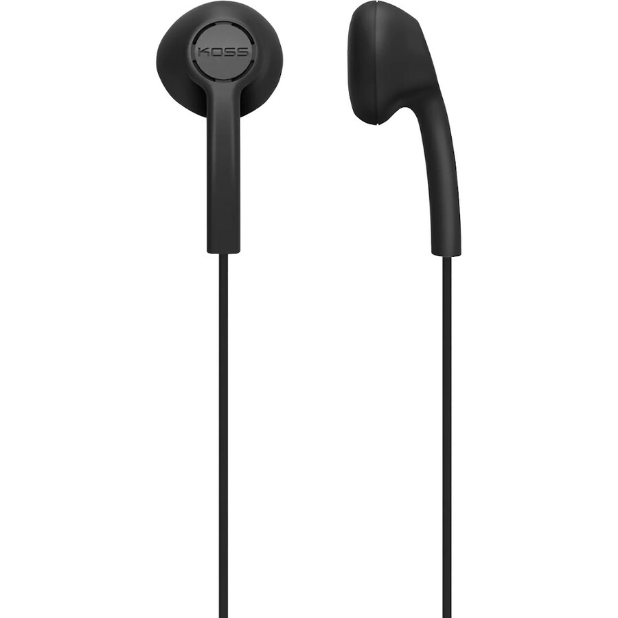 KE5K LIGHTWEIGHT EARBUD HDPHN STRAIGHT DUAL ENTRY 4FT BLK