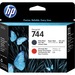 HP 744 Printhead - Matte Black, Chromatic Red - Inkjet - 1 Pack