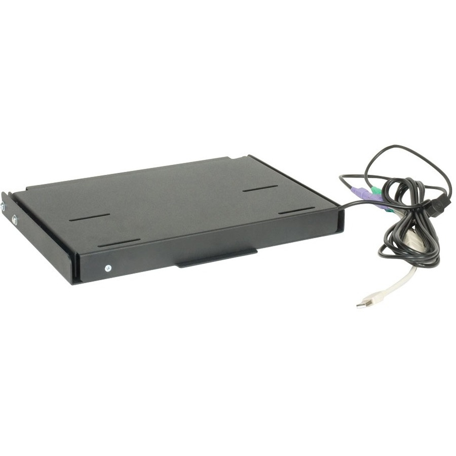 WALL MOUNT KEYBOARD TRAY, NO KEYBOARD,FLIPS UP/DOWN ON WALL