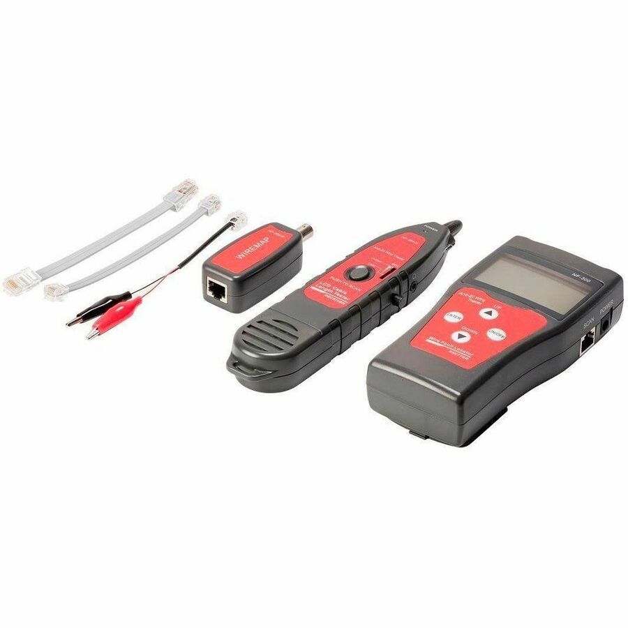 PROFESSIONAL COAXIAL, RJ-45, RJ-11/12, BNC, AND USB MULTIFUNCTION TESTER WITH LC