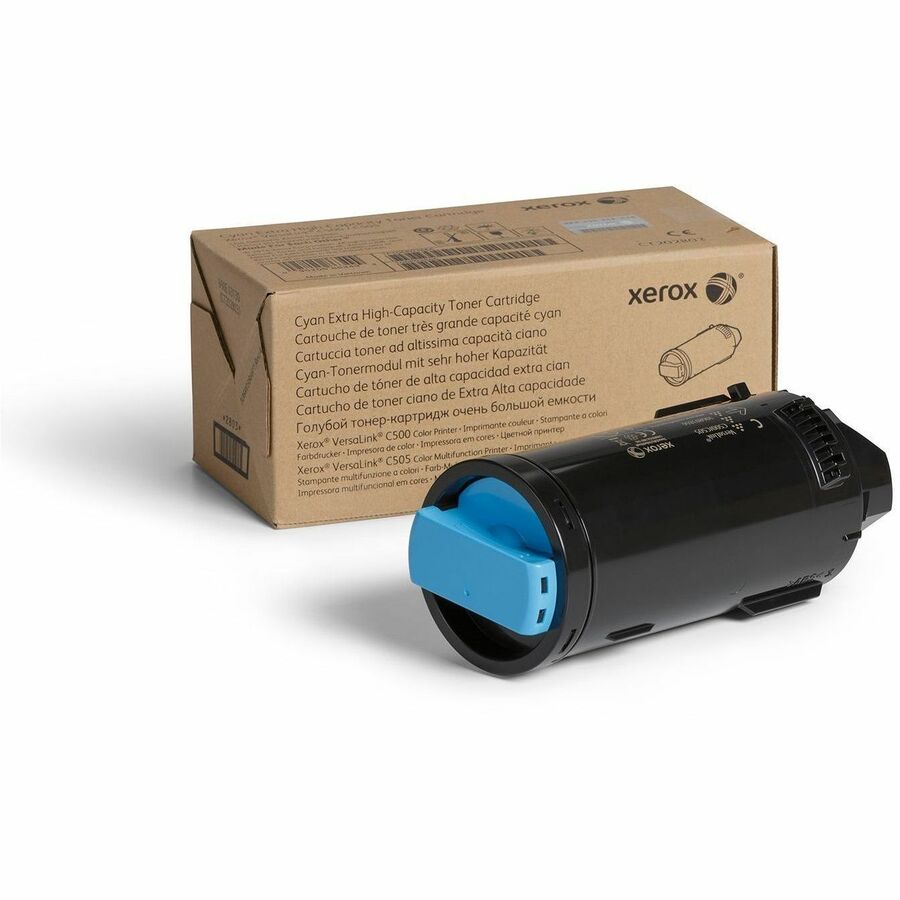 GENUINE XEROX CYAN EXTRA HIGH CAPACITY TONER CARTRIDGE FOR THE VERSALINK C500/C5
