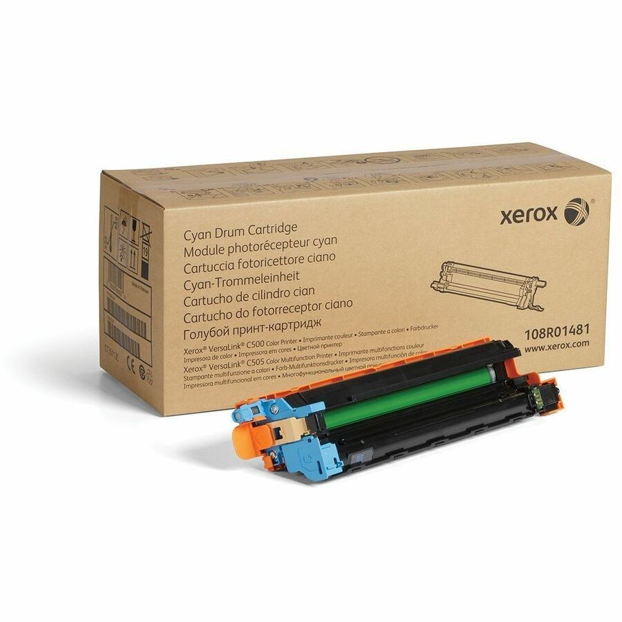 XEROX 108R01481 VERSALINK C500/C505 CYAN DRUM (NOT TONER) YIELDS 40,000 PAGES