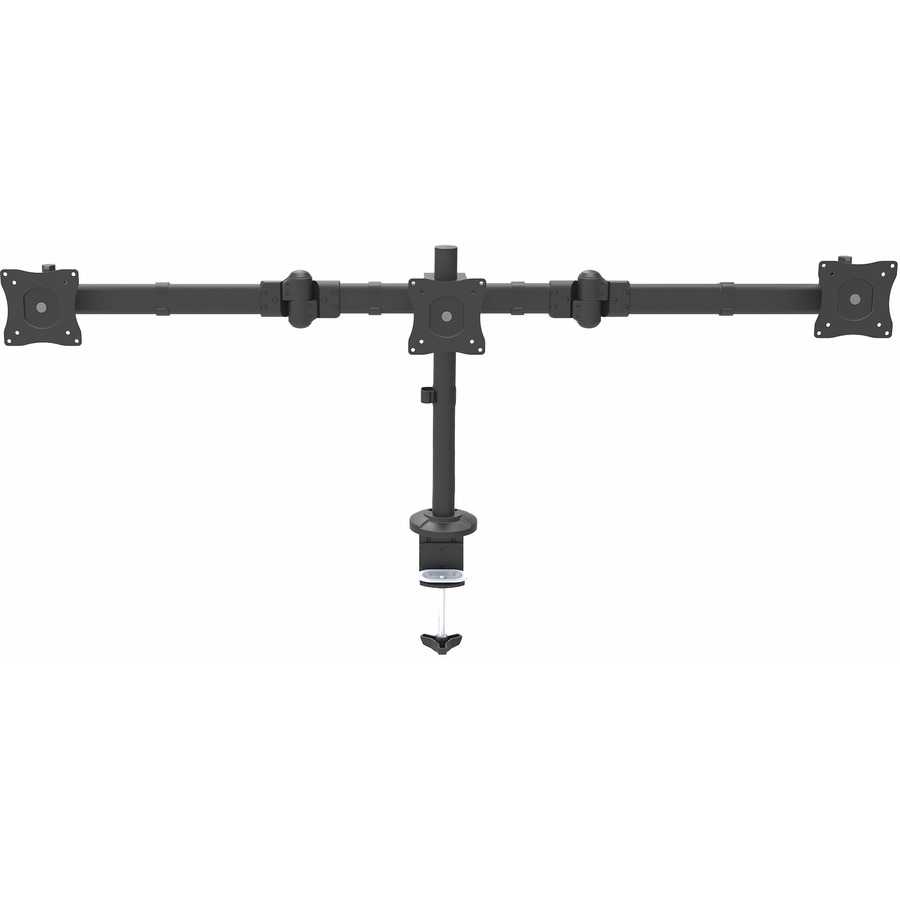 VESA 75X75/100X100MM HEAVY DUTY STEEL DESK MOUNT TRIPLE MONITOR ARM SUPPORTS 3X