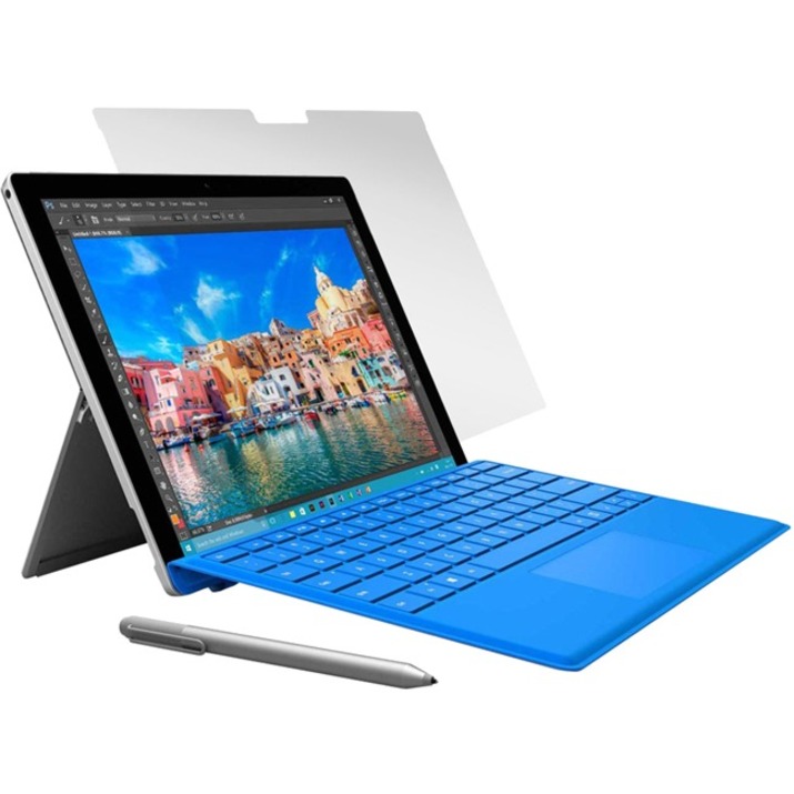 THE TEMPERED GLASS SCREEN DEFENDER PROVIDES AN ADDED LAYER OF PROTECTION TO THE