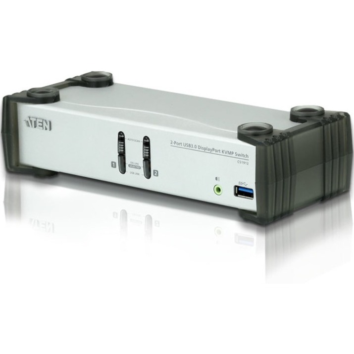 2-PORT USB 3.0 DISPALYPORT KVMP SWITCH SUPPORT UP TO 3840X2160 30HZ