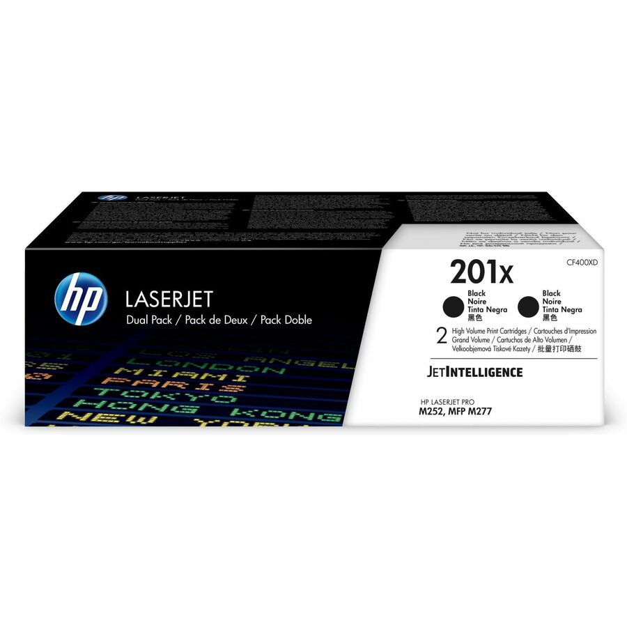 201X Black 2-pack LJ Toner Ca